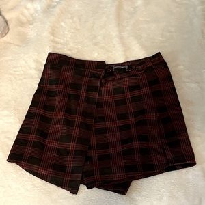 plaid gothic skirt